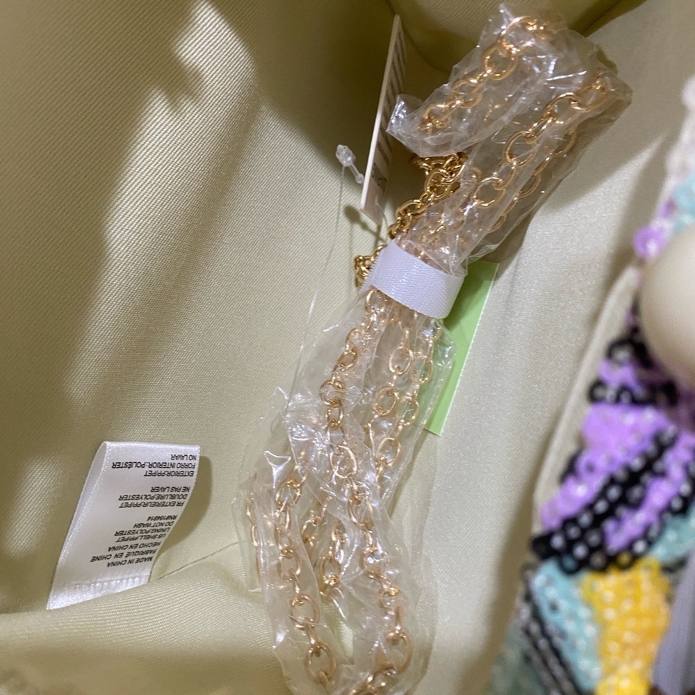 NWT Ryder Sequin Floral Minaudière Evening Bag - Picture 6 of 7